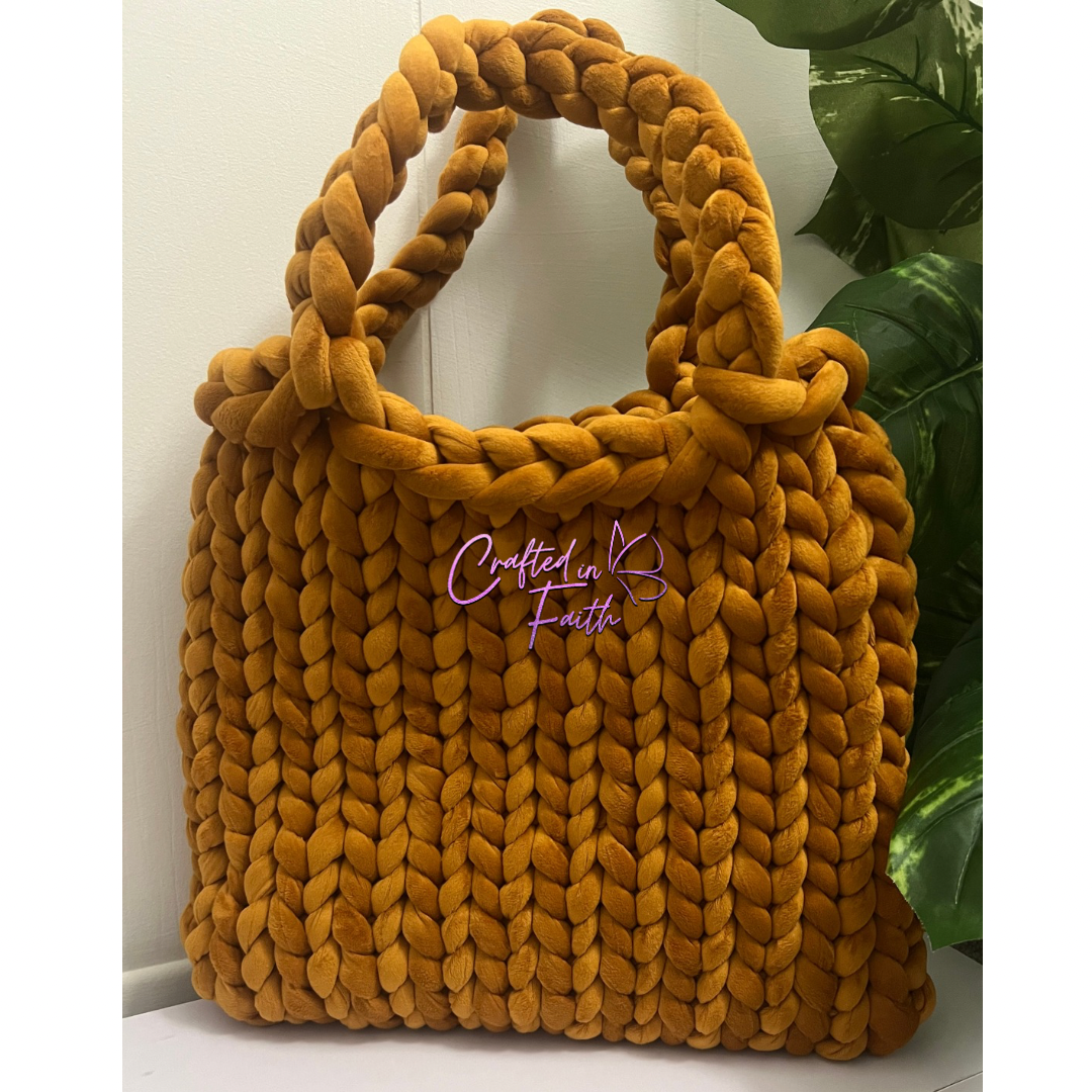 Handmade Chunky Knit Purse