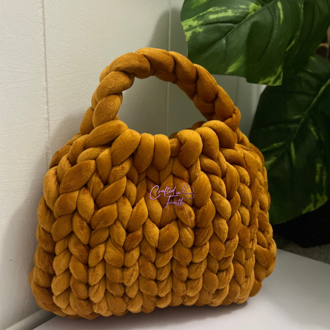 Handmade Chunky Knit Purse