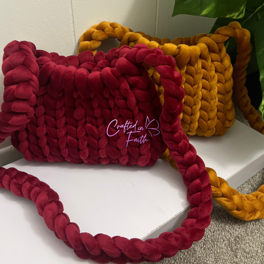 Handmade Chunky Knit Purse