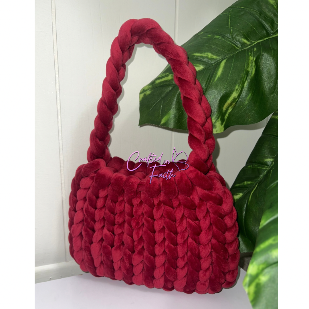 Handmade Chunky Knit Purse