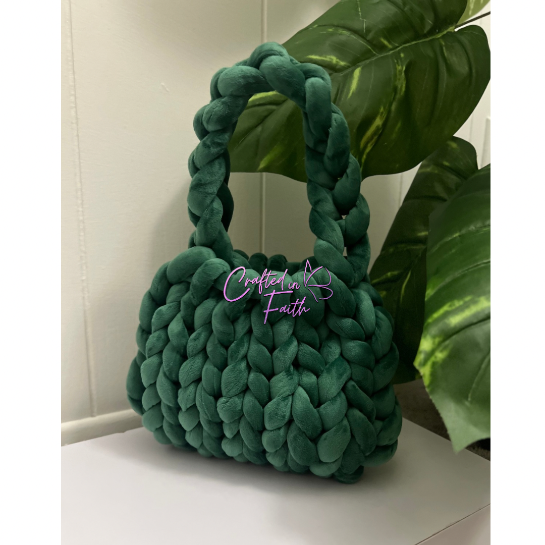 Handmade Chunky Knit Purse