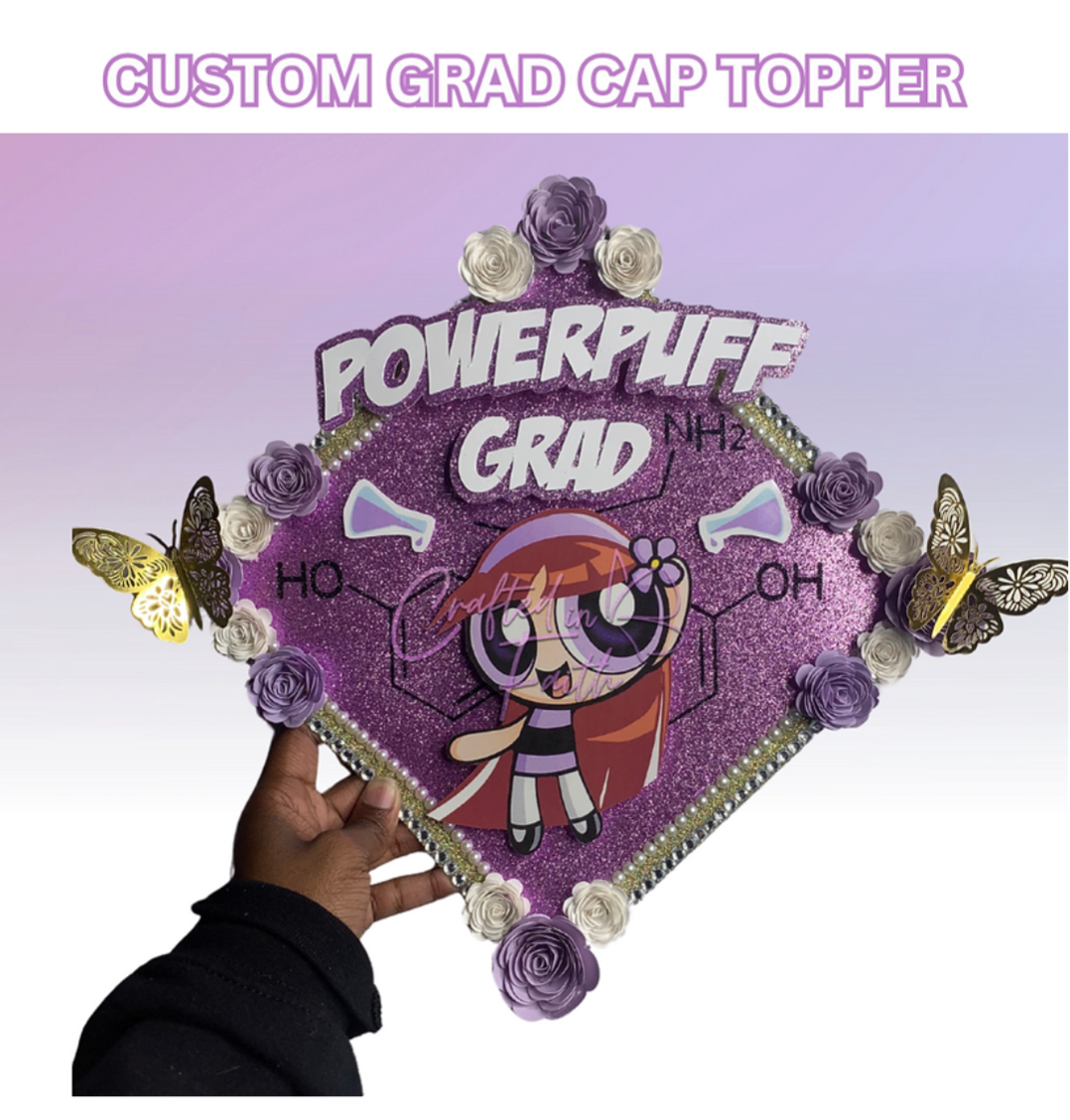 Custom outlet grad topper