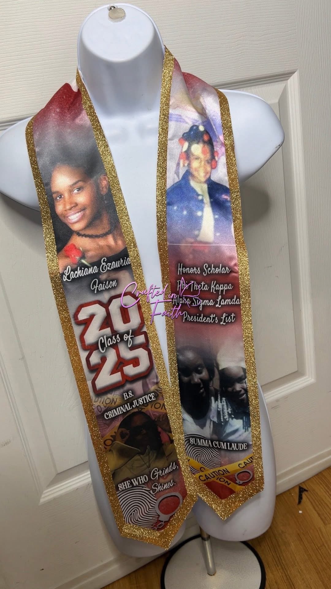 Custom Adult Satin Stole