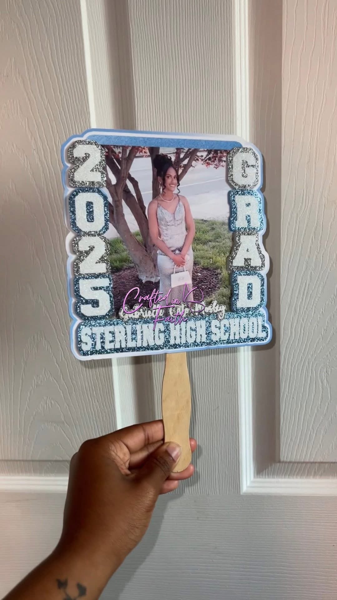 Graduation Photo Fans **SINGLE-SIDED**