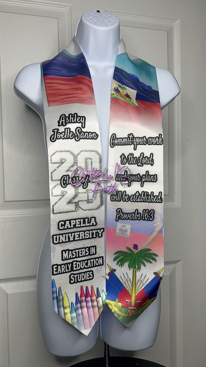 Custom Adult Satin Stole