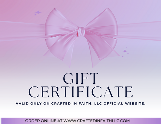 Crafted In Faith Gift Card